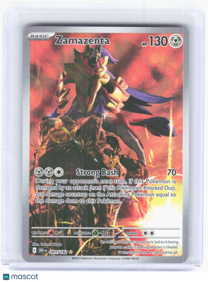 2025 Pokemon—Zamazenta #201/182 Destined Rivals—Illustration Rare Holo