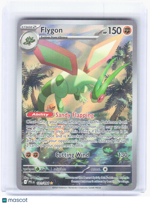 2025 Pokemon—Flygon #101/94 Phantasmal Flames—Illustration Rare Holo