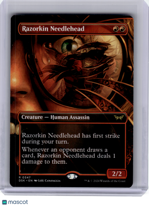 2024 Magic: TG—Razorkin Needlehead #347 DSK—Rare Nonfoil (Borderless) [LP]