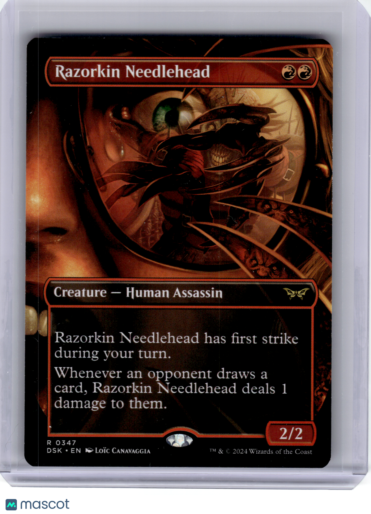 2024 Magic: TG—Razorkin Needlehead #347 DSK—Rare Nonfoil (Borderless) [LP]