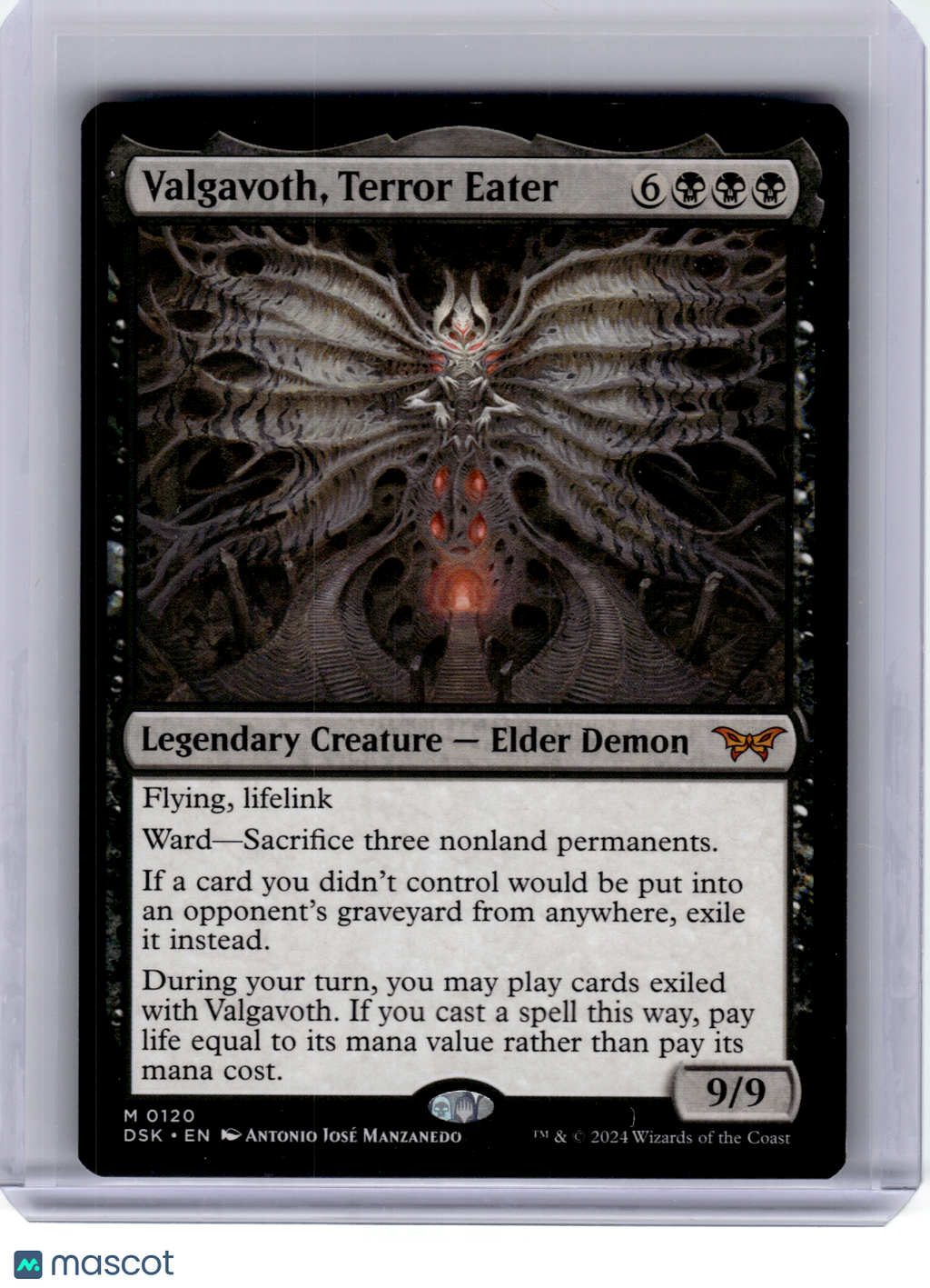 2024 Magic: TG—Valgavoth, Terror Eater #120 DSK—Mythic Nonfoil [LP]