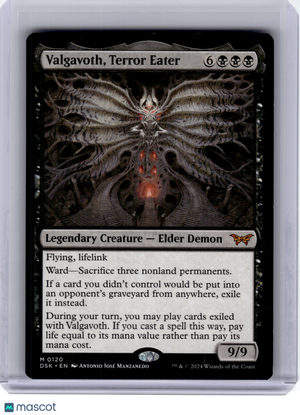 2024 Magic: TG—Valgavoth, Terror Eater #120 DSK—Mythic Nonfoil [LP]