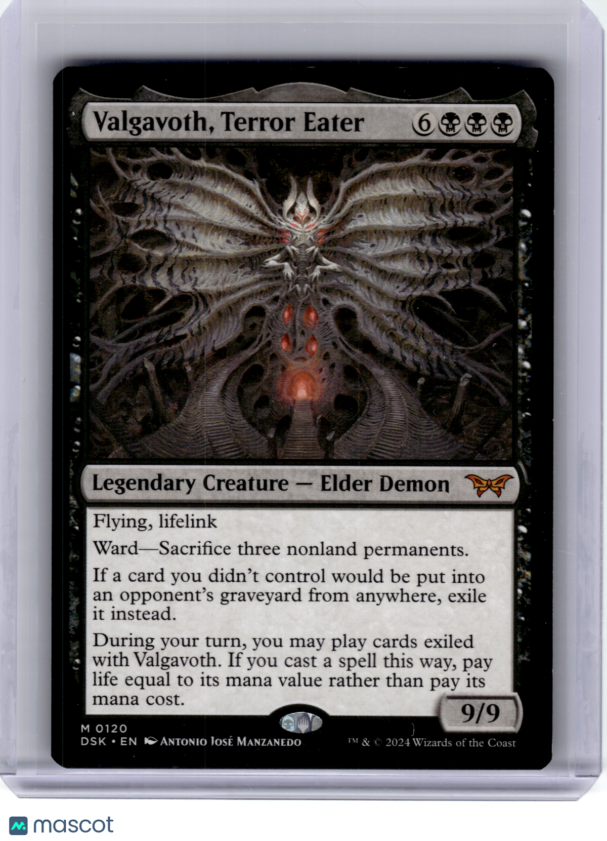 2024 Magic: TG—Valgavoth, Terror Eater #120 DSK—Mythic Nonfoil [LP]