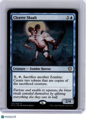 2021 MTG—Cleaver Skaab #11 Commander: Innistrad: Midnight Hunt—Rare Nonfoil [LP]