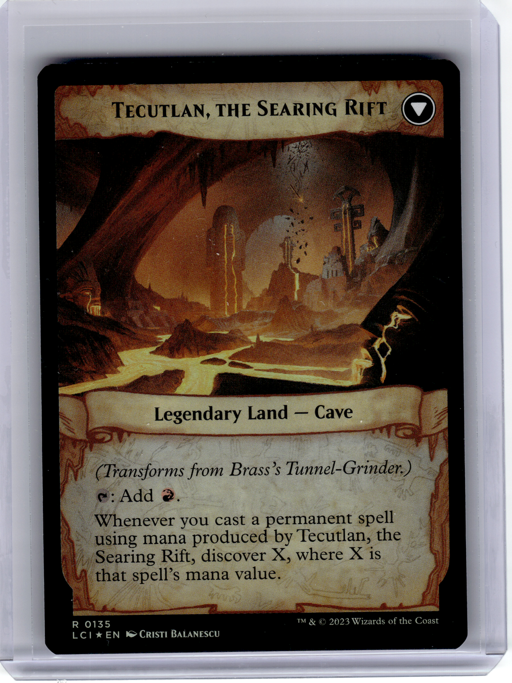 2023 MTG—Brass's Tunnel-Grinder #135 The Lost Caverns of Ixalan—Rare Foil [LP]