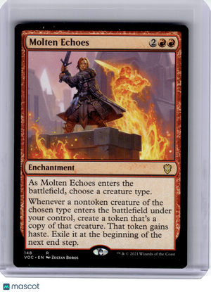 2021 Magic: TG—Molten Echoes #148 Commander: Innistrad: Crimson Vow—Rare Nonfoil