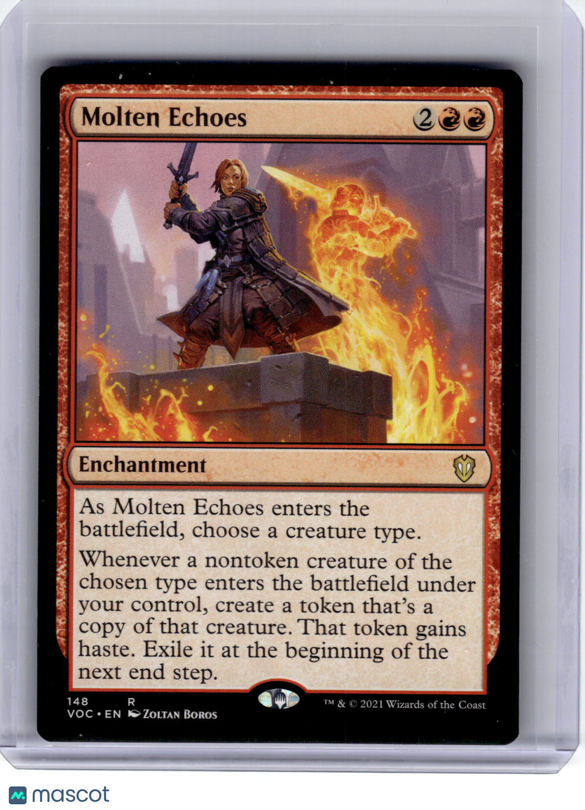 2021 Magic: TG—Molten Echoes #148 Commander: Innistrad: Crimson Vow—Rare Nonfoil