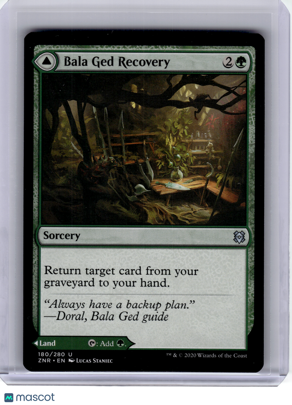 2020 MTG—Bala Ged Recovery // Bala Ged Sanctuary #180 Zendikar Rising—U Nonfoil
