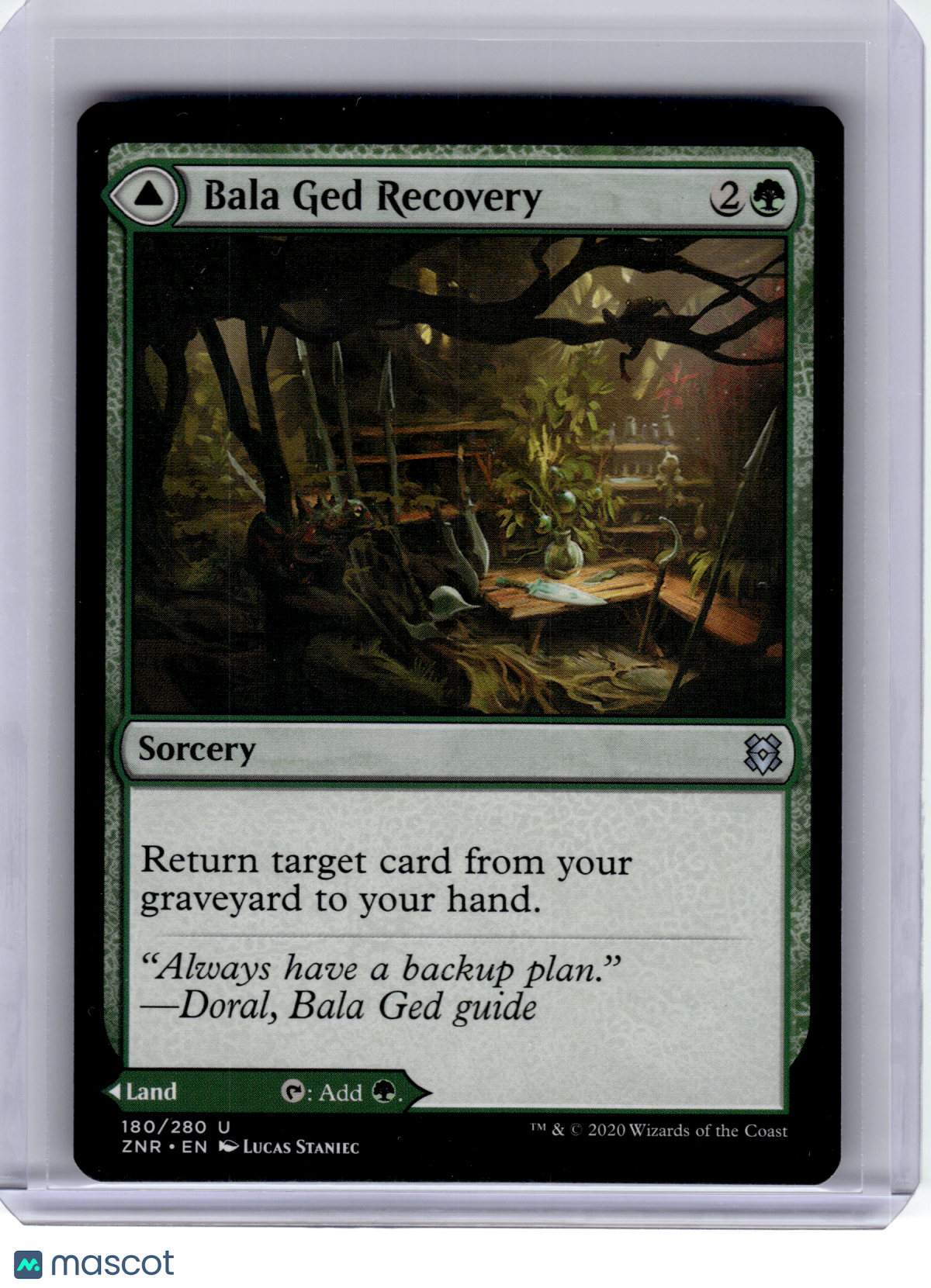 2020 MTG—Bala Ged Recovery // Bala Ged Sanctuary #180 Zendikar Rising—U Nonfoil