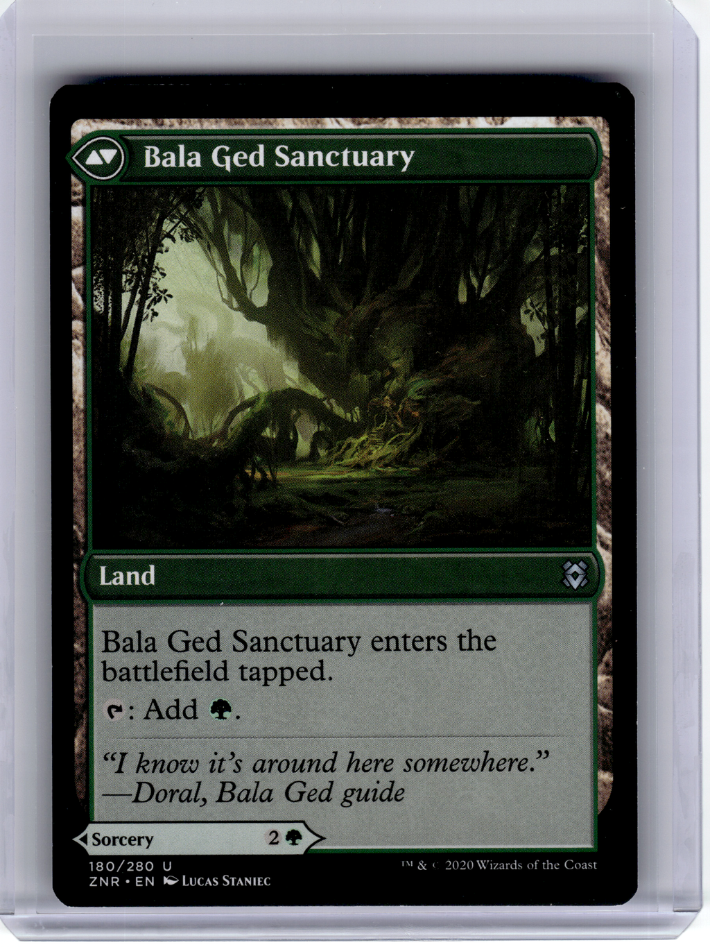 2020 MTG—Bala Ged Recovery // Bala Ged Sanctuary #180 Zendikar Rising—U Nonfoil