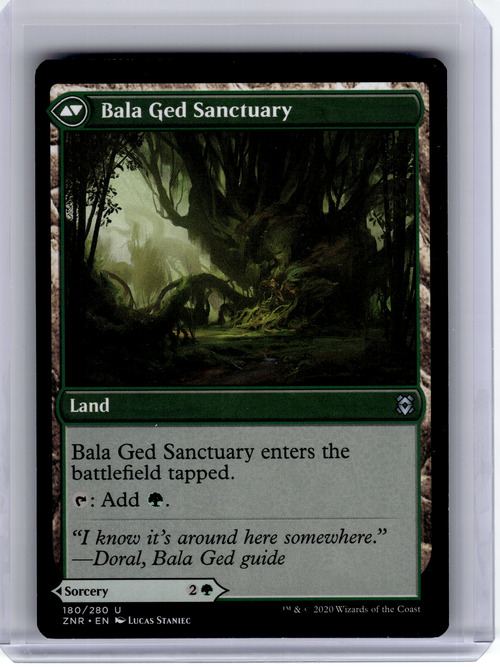 2020 MTG—Bala Ged Recovery // Bala Ged Sanctuary #180 Zendikar Rising—U Nonfoil