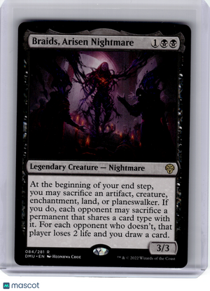 2022 Magic: TG—Braids, Arisen Nightmare #84 Dominaria United—Rare Nonfoil