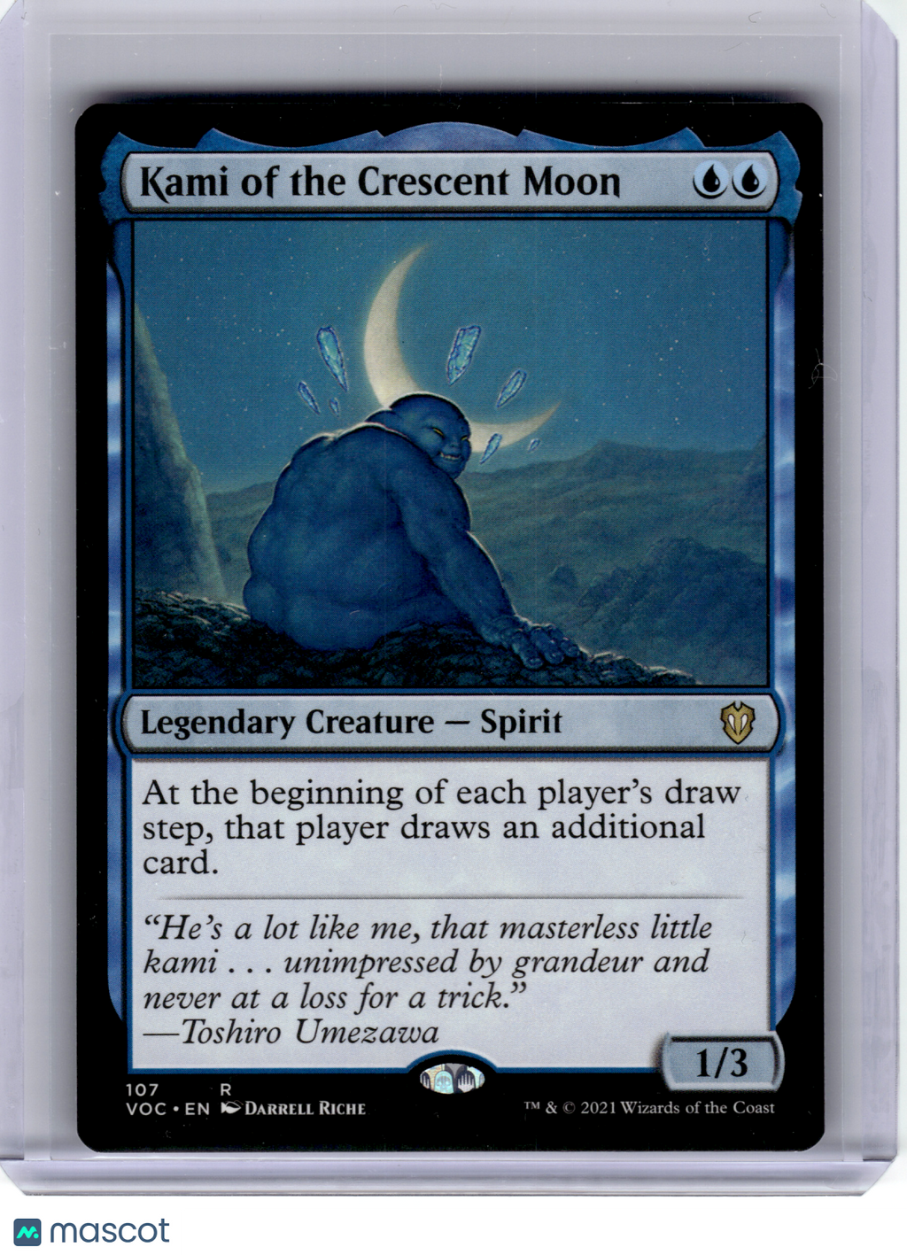 2021 Magic: The Gathering—Kami of the Crescent Moon #107 VOC—Rare Nonfoil