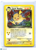 2000 Pokemon—Dark Raichu #83/82 Team Rocket—Secret Rare Holo