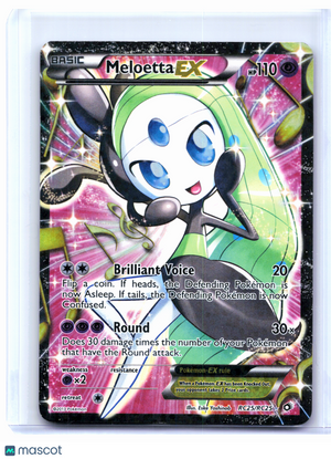 2013 Pokemon—Meloetta EX (Full Art) #RC25/RC25 LTR:RC—Ultra Rare Holo [HP]