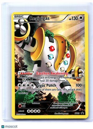 2015 Pokemon—Regigigas (Full Art Promo) #XY82 XY Promos—Black Star Promo [HP]