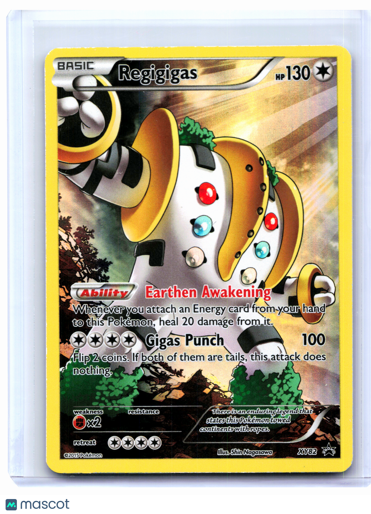 2015 Pokemon—Regigigas (Full Art Promo) #XY82 XY Promos—Black Star Promo [HP]