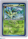 2013 Pokemon—Leafeon #11 Plasma Freeze—Rare Nonholo (Team Plasma)