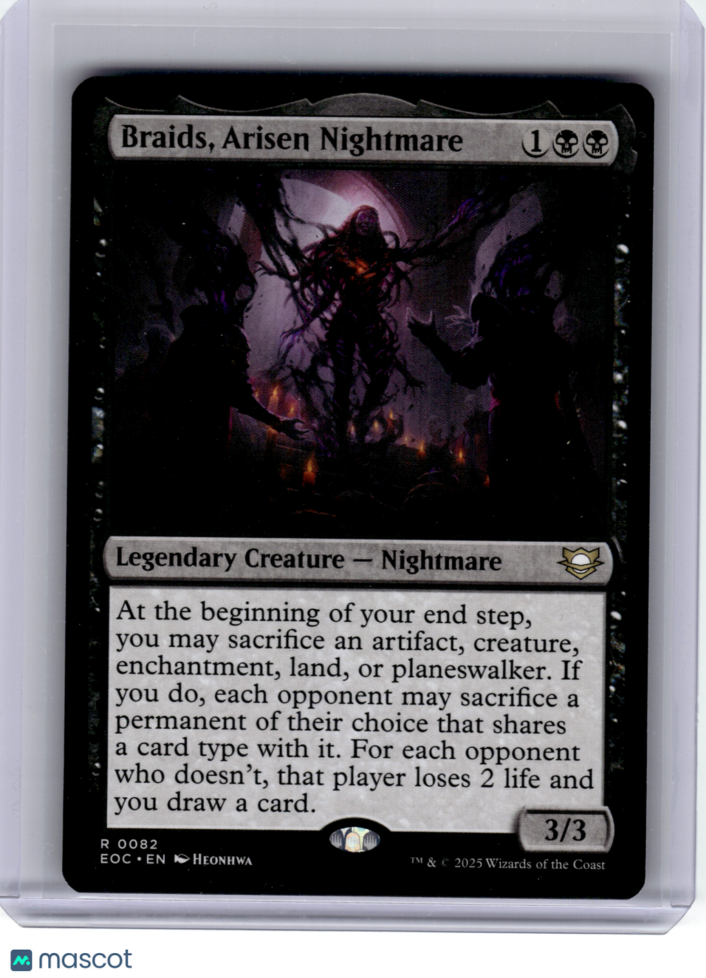 2025 MTG—Braids, Arisen Nightmare #82 Commander: Edge of Eternities—Rare Nonfoil
