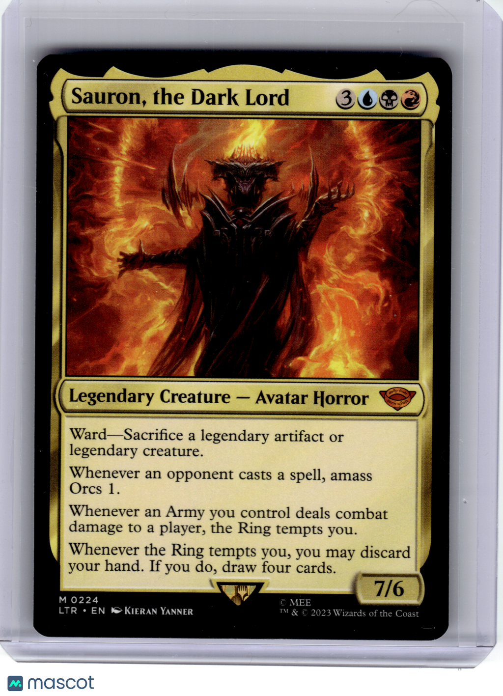 2023 Magic: The Gathering—Sauron #224 LTR—Mythic Nonfoil