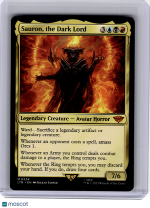 2023 Magic: The Gathering—Sauron #224 LTR—Mythic Nonfoil