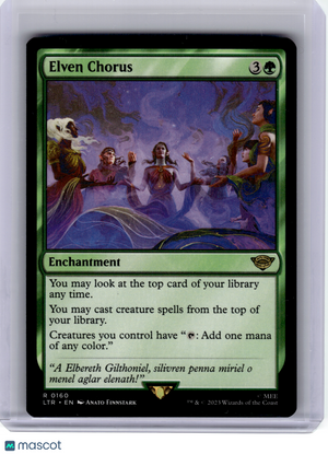 2023 Magic: The Gathering—Elven Chorus #160 LTR—Rare Nonfoil