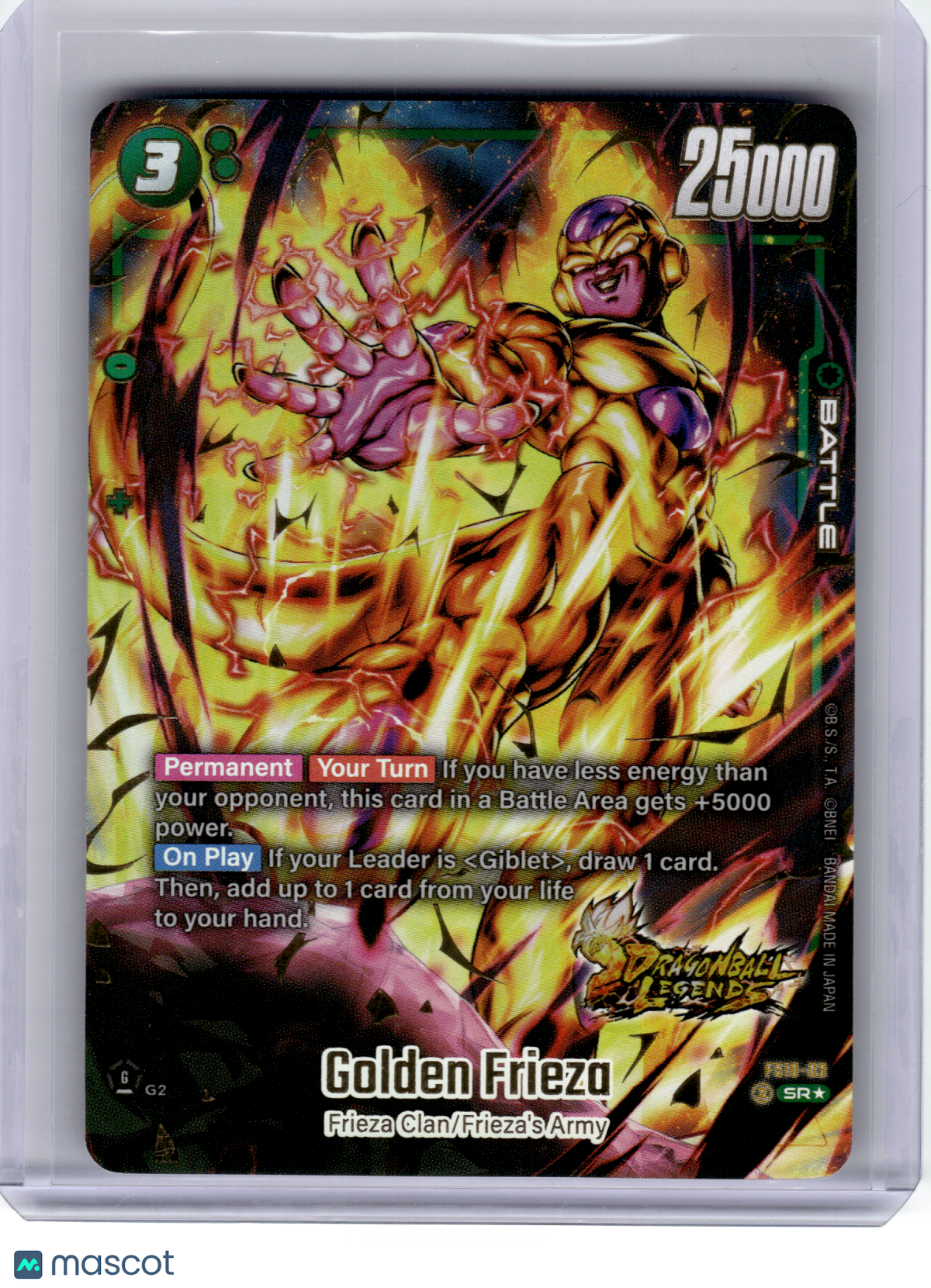 2024 Dragon Ball Super—Golden Frieza #FS10-03 Starter Deck 10: Giblet—SR Foil