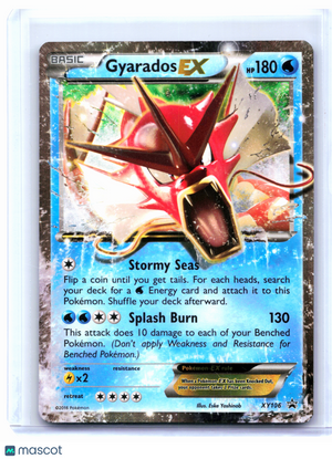 2016 Pokemon—Gyarados EX #XY106 XY Promos—Black Star Promo Holo [MP]