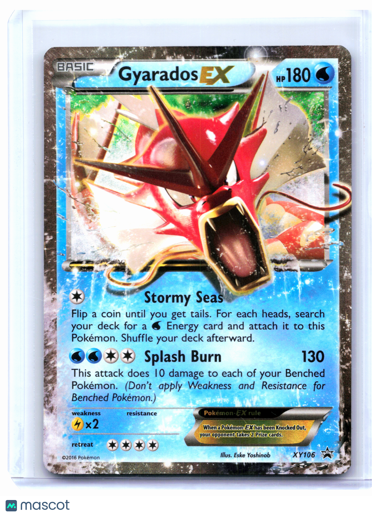 2016 Pokemon—Gyarados EX #XY106 XY Promos—Black Star Promo Holo [MP]