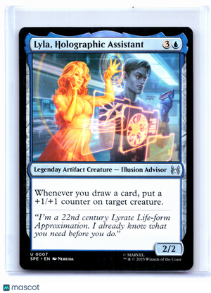 2025 Magic: The Gathering—Lyla, Holographic Assistant #0007 SPE—Uncommon Nonfoil