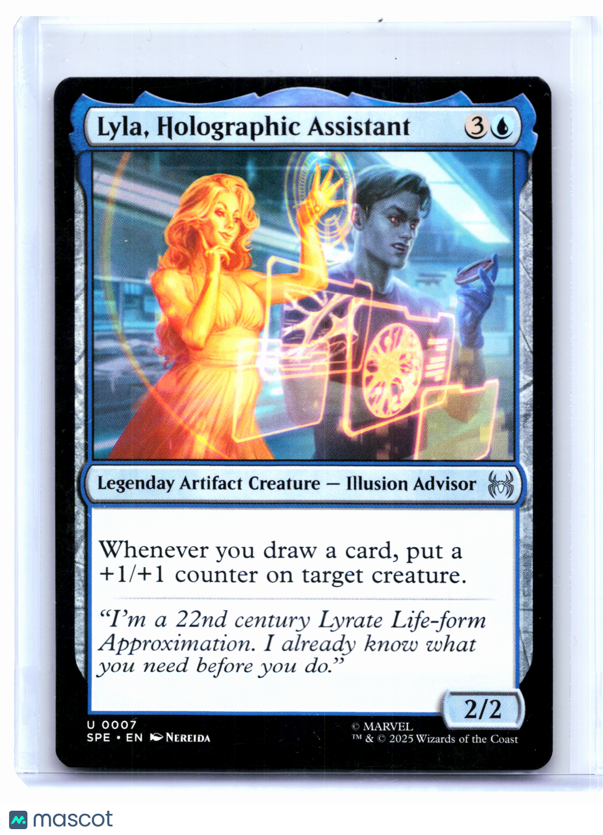 2025 Magic: The Gathering—Lyla, Holographic Assistant #0007 SPE—Uncommon Nonfoil