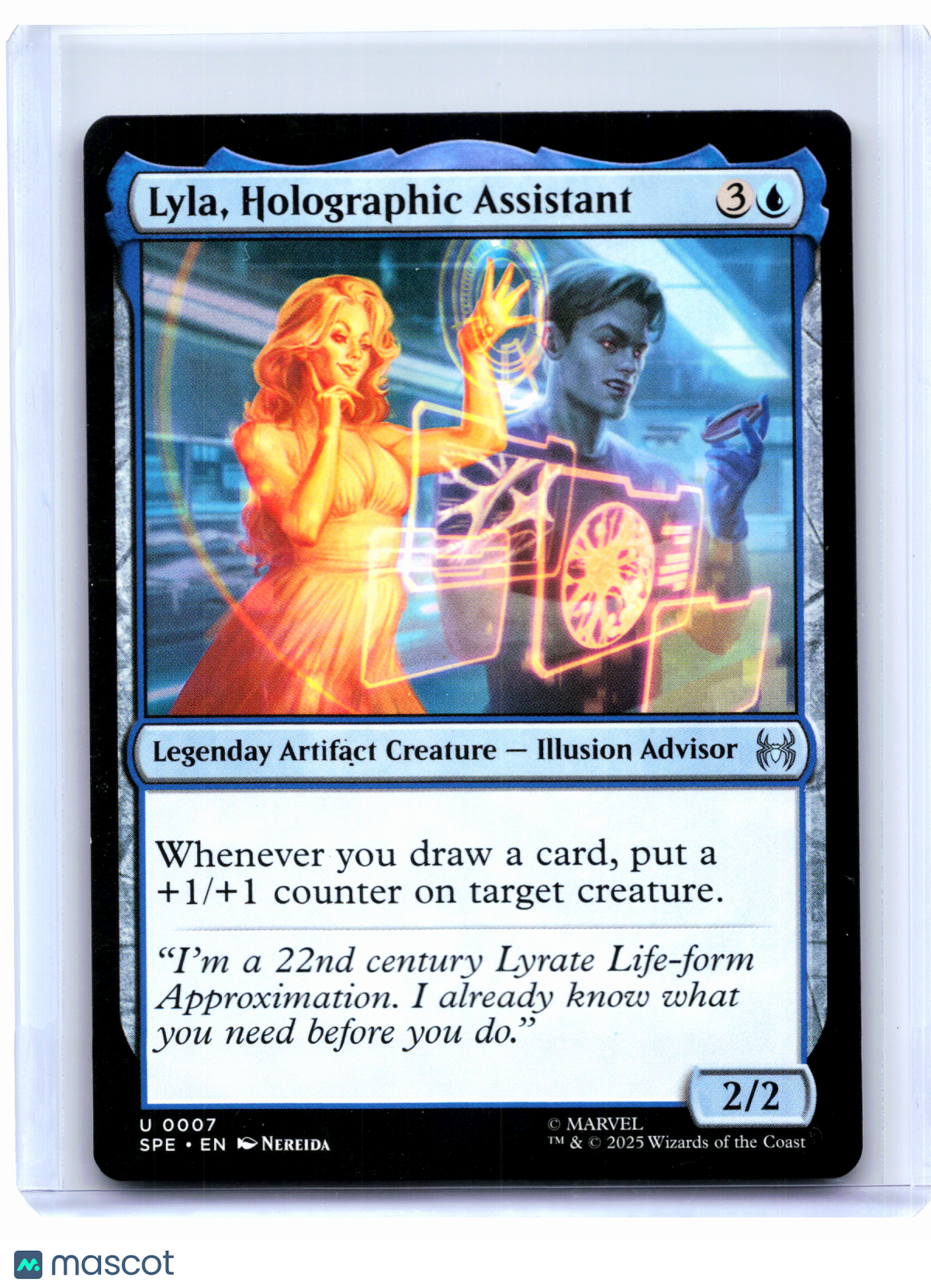 2025 Magic: The Gathering—Lyla, Holographic Assistant #0007 SPE—Uncommon Nonfoil