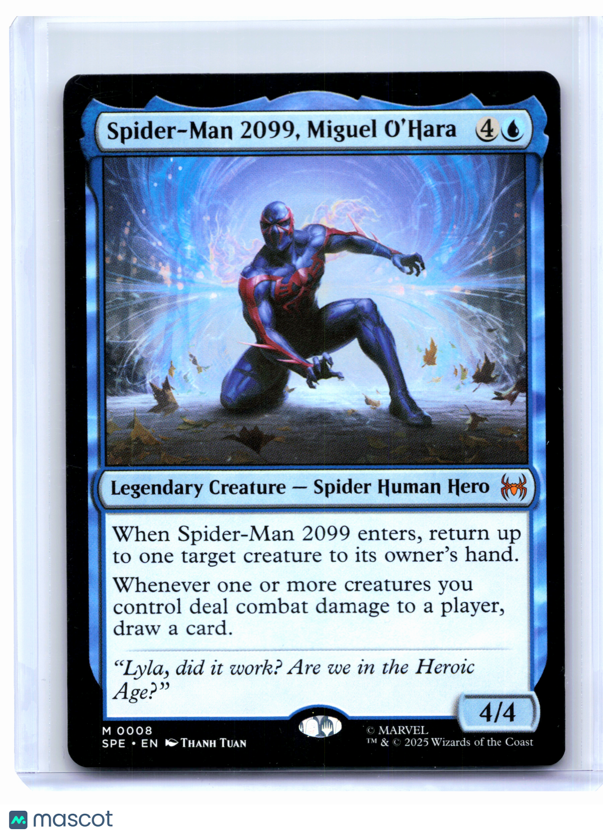 2025 Magic: TG—Spider-Man 2099, Miguel O'Hara #0008 SPE—Mythic Nonfoil