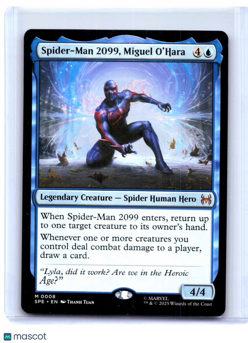2025 Magic: TG—Spider-Man 2099, Miguel O'Hara #0008 SPE—Mythic Nonfoil