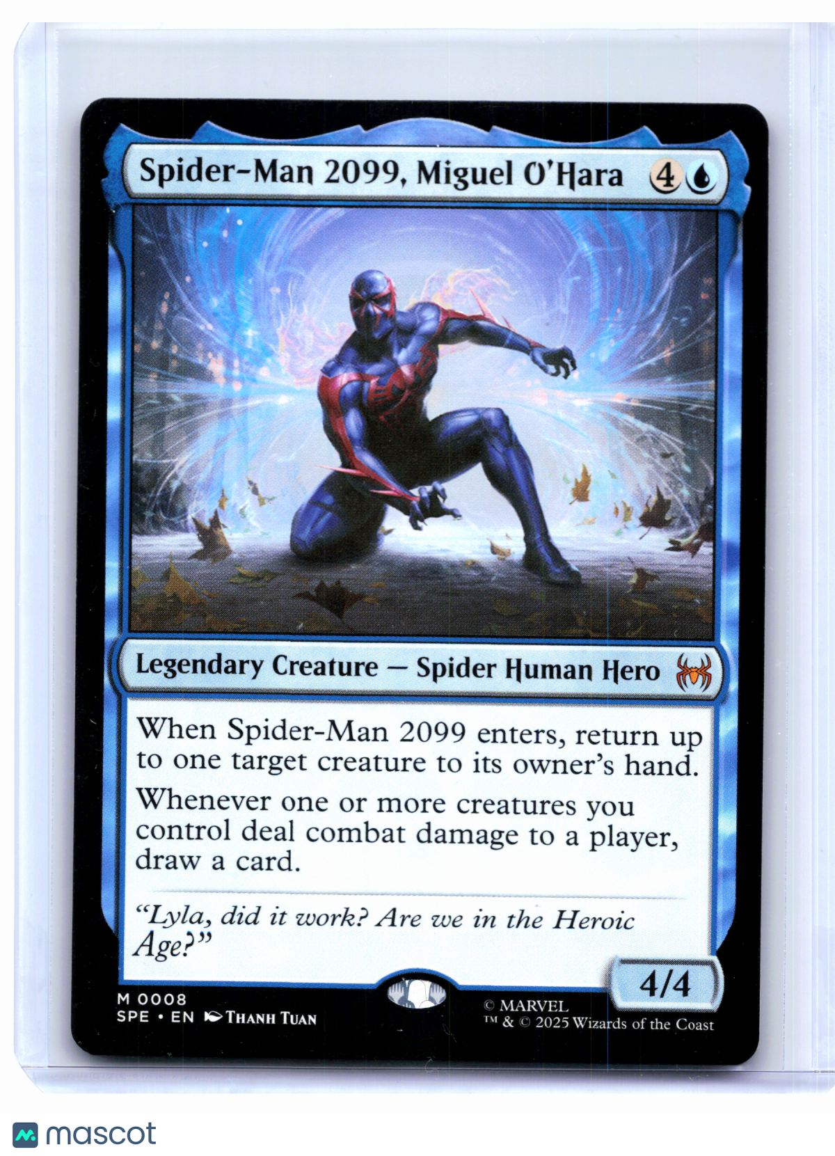 2025 Magic: TG—Spider-Man 2099, Miguel O'Hara #0008 SPE—Mythic Nonfoil