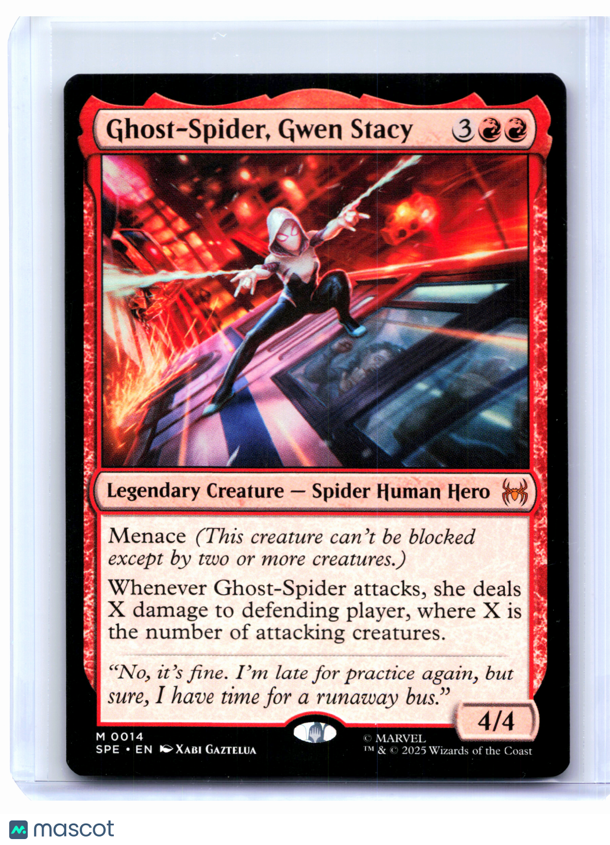 2025 Magic: The Gathering—Ghost-Spider, Gwen Stacy #0014 SPE—Mythic Nonfoil