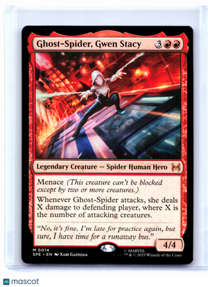 2025 Magic: The Gathering—Ghost-Spider, Gwen Stacy #0014 SPE—Mythic Nonfoil