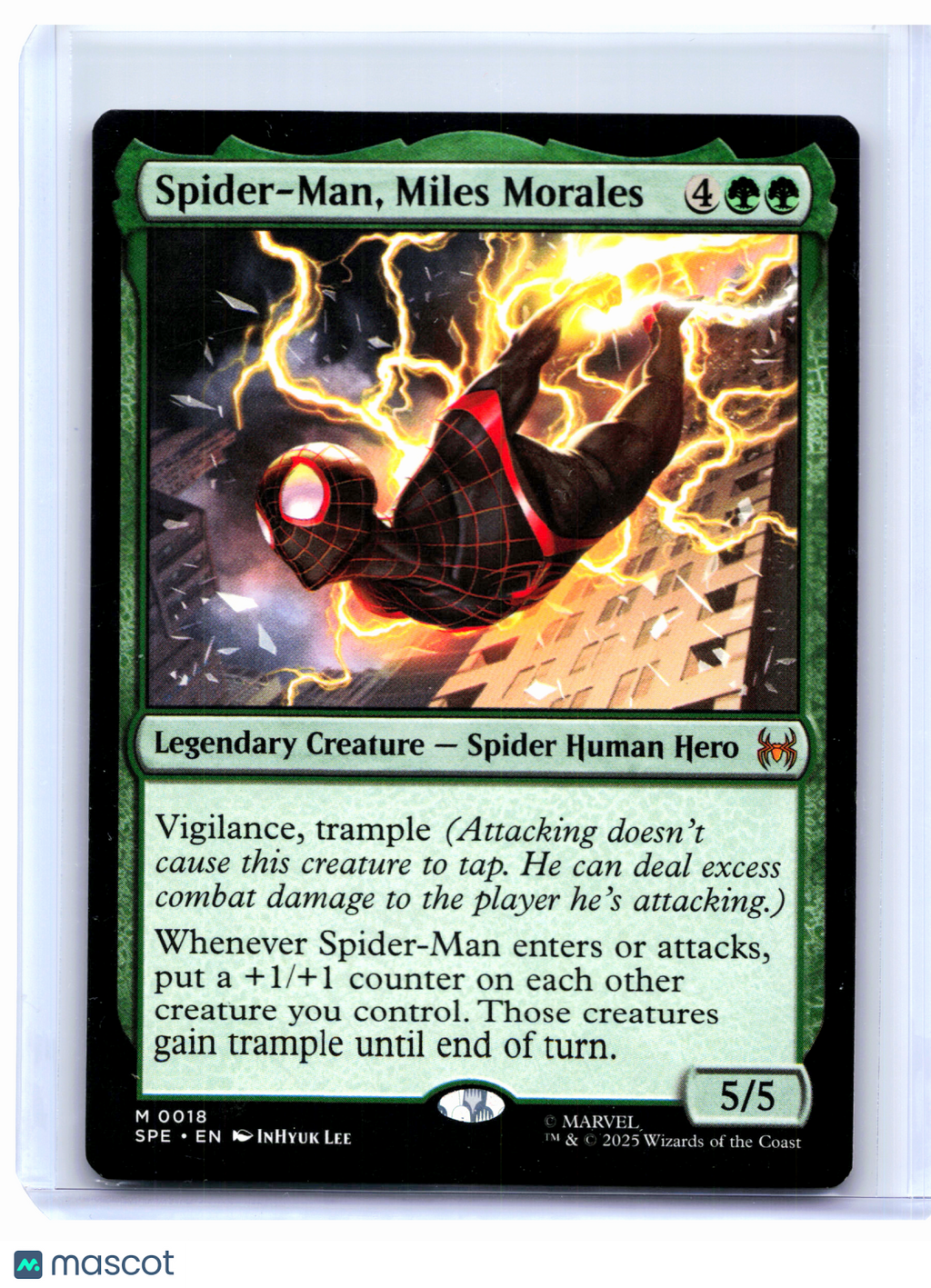 2025 Magic: The Gathering—Spider-Man, Miles Morales #0018 SPE—Mythic Nonfoil