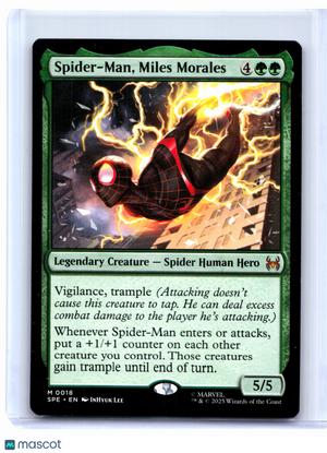 2025 Magic: The Gathering—Spider-Man, Miles Morales #0018 SPE—Mythic Nonfoil