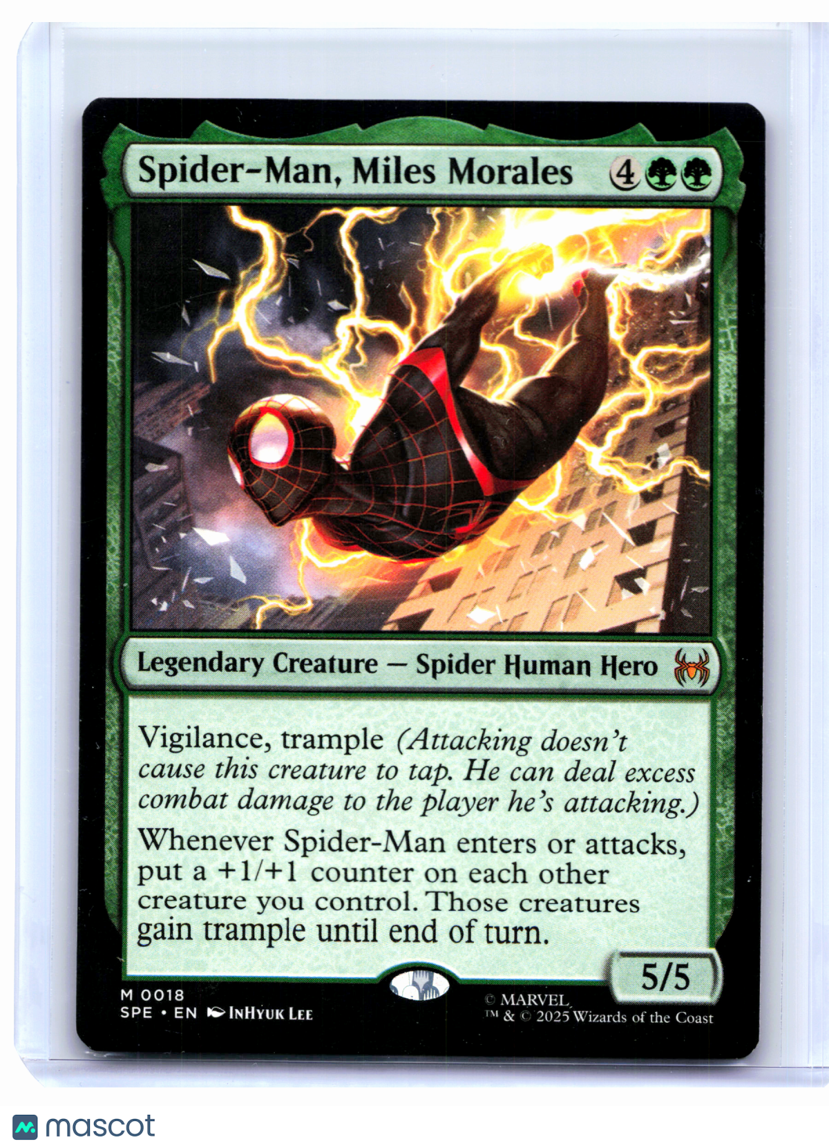 2025 Magic: The Gathering—Spider-Man, Miles Morales #0018 SPE—Mythic Nonfoil