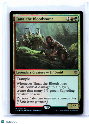2016 Magic: The Gathering—Tana, the Bloodsower #045 Commander 2016—Mythic Foil