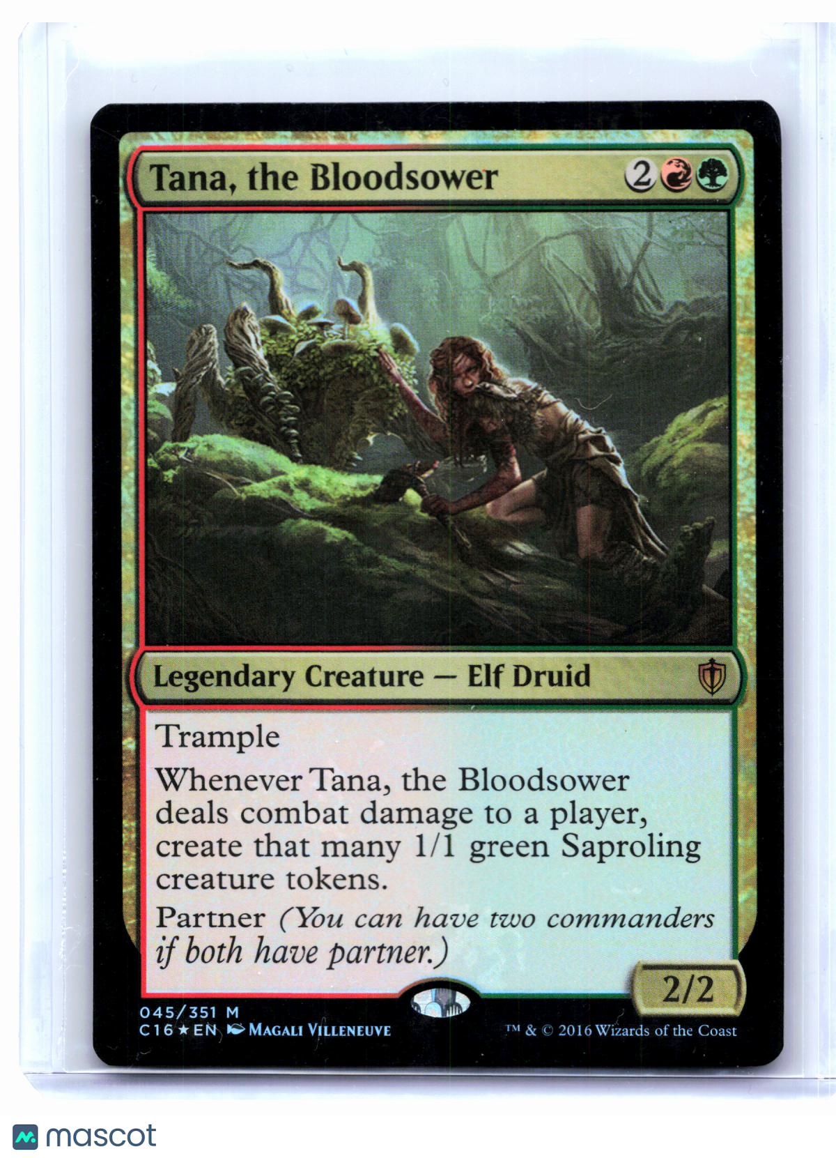 2016 Magic: The Gathering—Tana, the Bloodsower #045 Commander 2016—Mythic Foil