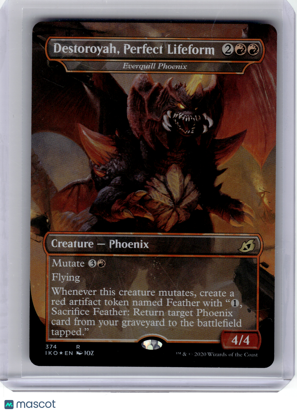 2020 MTG—Destoroyah, Perfect Lifeform #374 Ikoria: Lair of Behemoths—Borderless