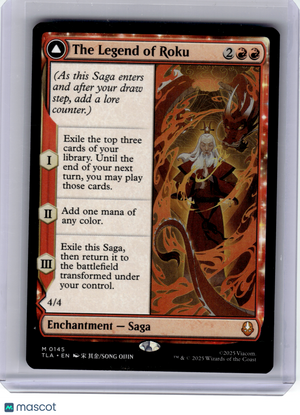 2025 Magic: The Gathering—The Legend of Roku #145 Avatar: TLA—Mythic Non-Foil