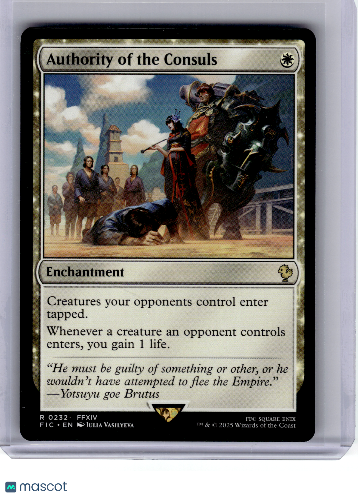 2025 MTG—Authority of the Consuls #232 Final Fantasy: Commander—Rare Non-Foil