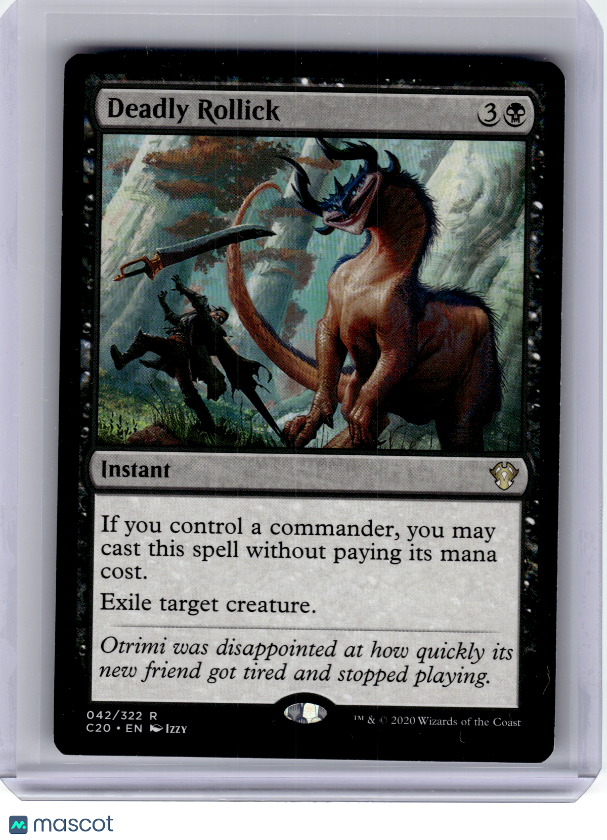 Magic: The Gathering—Deadly Rollick #42 Commander 2020—Rare Non-Foil