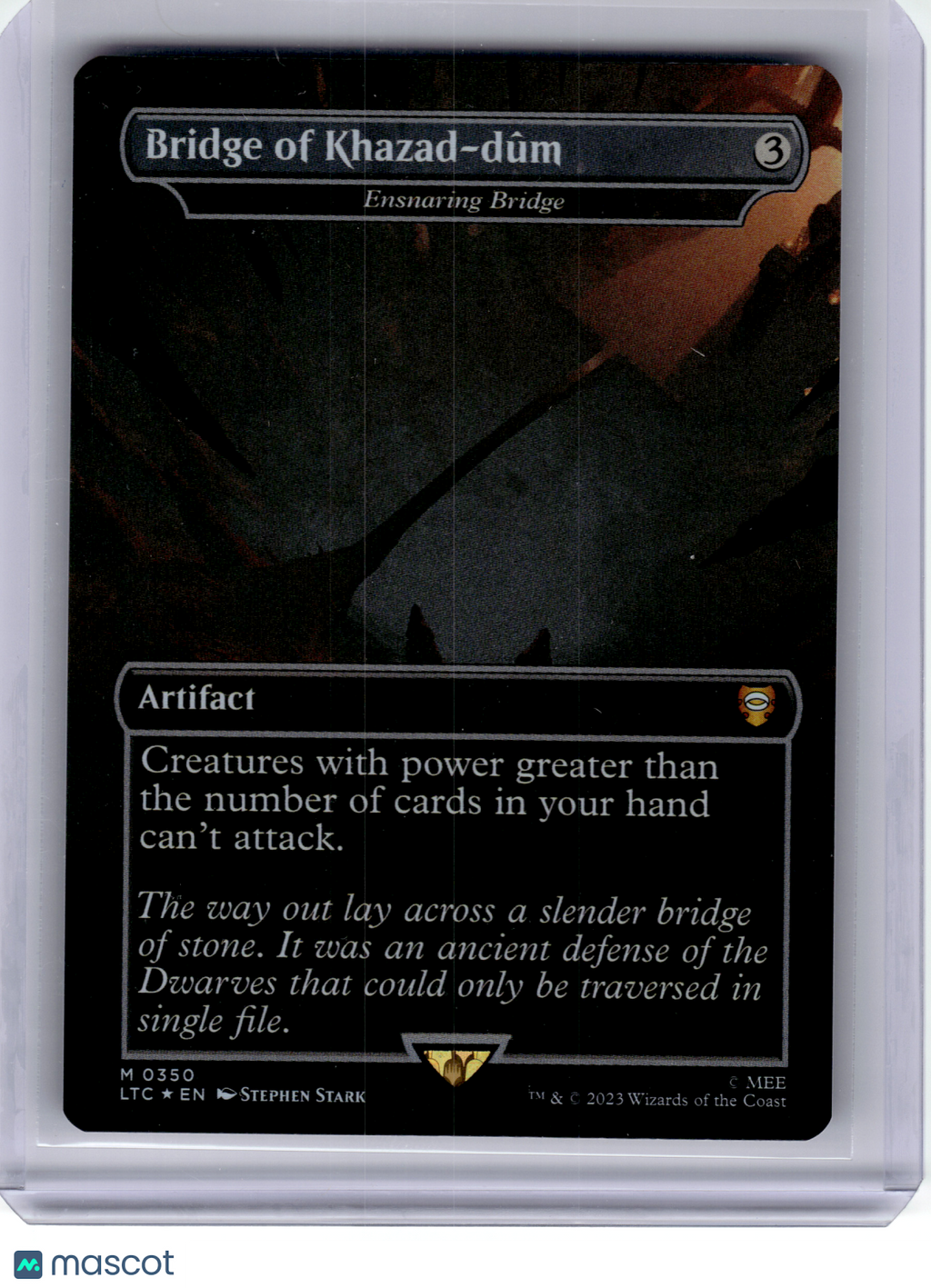 2023 MTG—Bridge of Khazad-dum #350 Lord of the Rings: Commander—Foil Borderless