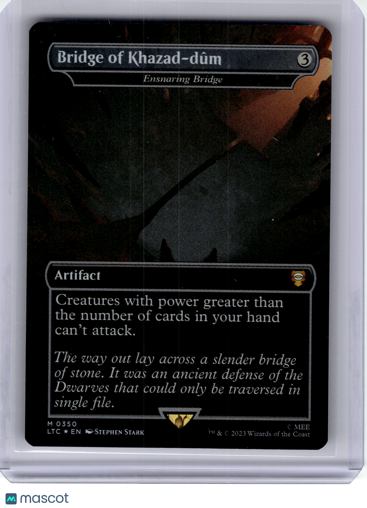 2023 MTG—Bridge of Khazad-dum #350 Lord of the Rings: Commander—Foil Borderless