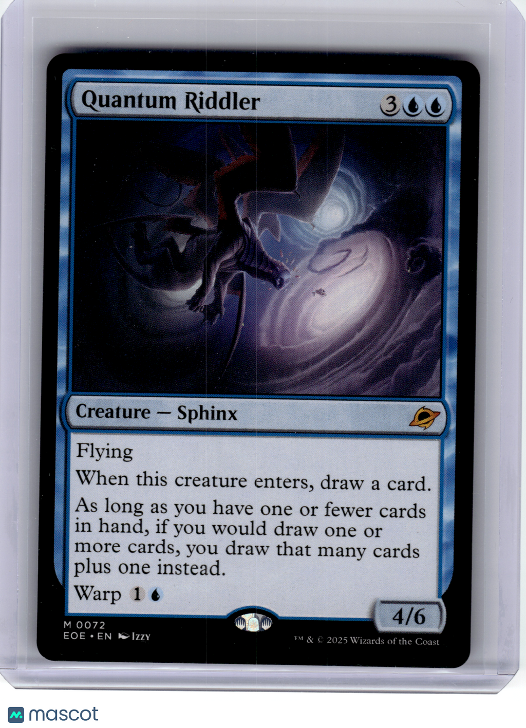 2025 Magic: The Gathering—Quantum Riddler #72 Edge of Eternities—Mythic Non-Foil