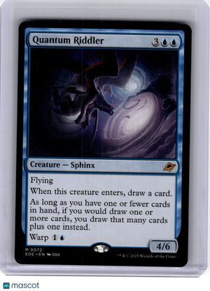 2025 Magic: The Gathering—Quantum Riddler #72 Edge of Eternities—Mythic Non-Foil